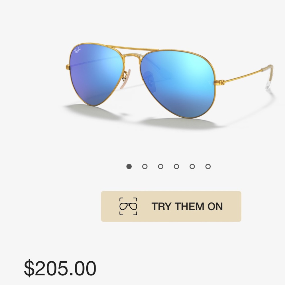 Authentic Aviator Ray Bans!